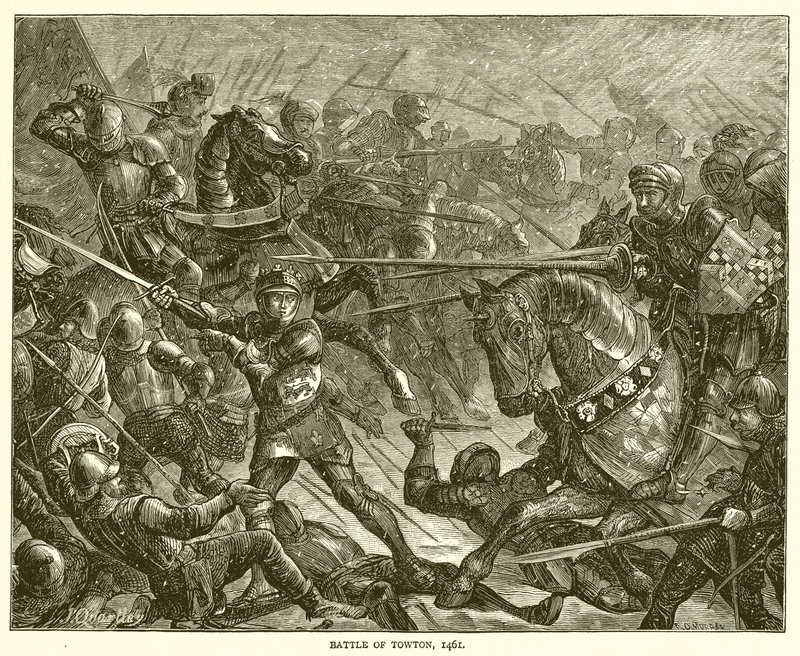 Battle of Towton, 1461 by English School