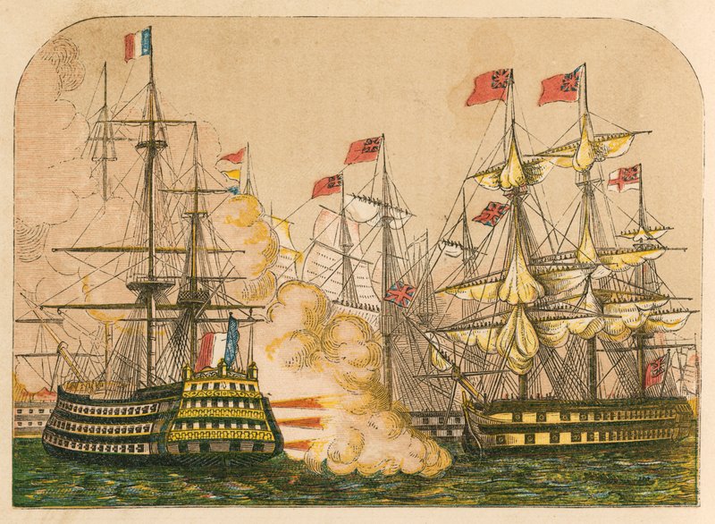 Battle of the Nile by English School