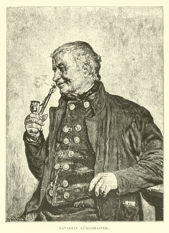 Bavarian burgomaster by English School