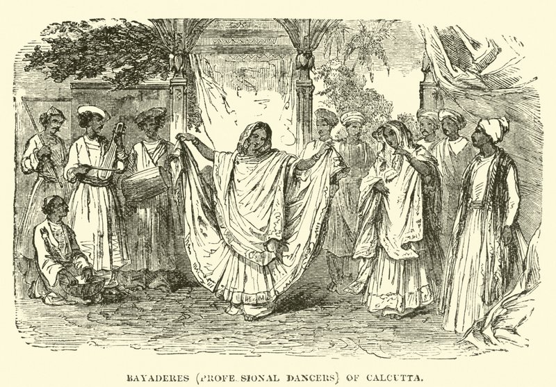 Professional Dancers of Calcutta by English School