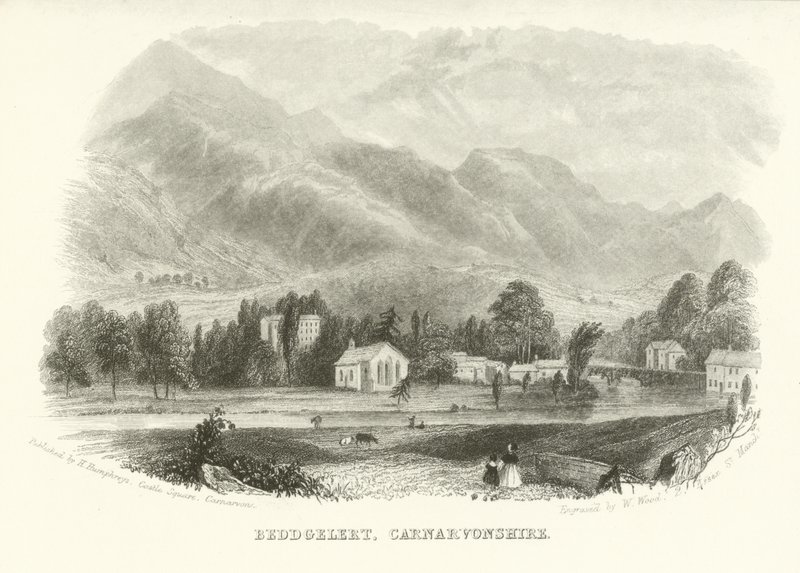 Beddgelert, Carnarvonshire, Wales by English School