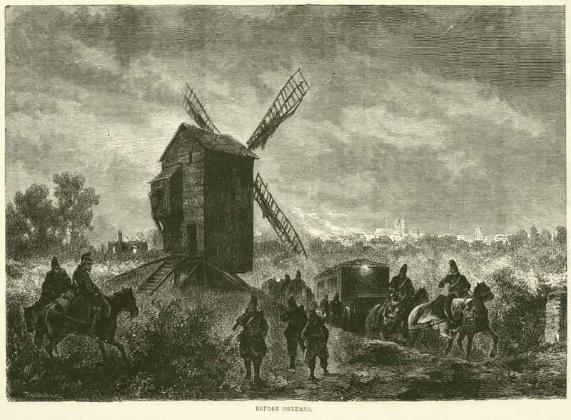 Before Orleans, November 1870 by English School