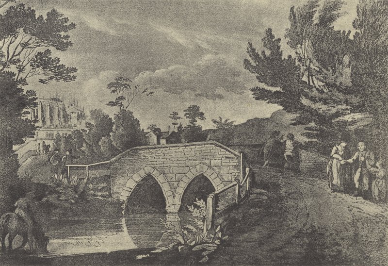 Beggars Bridge, 1796 by English School