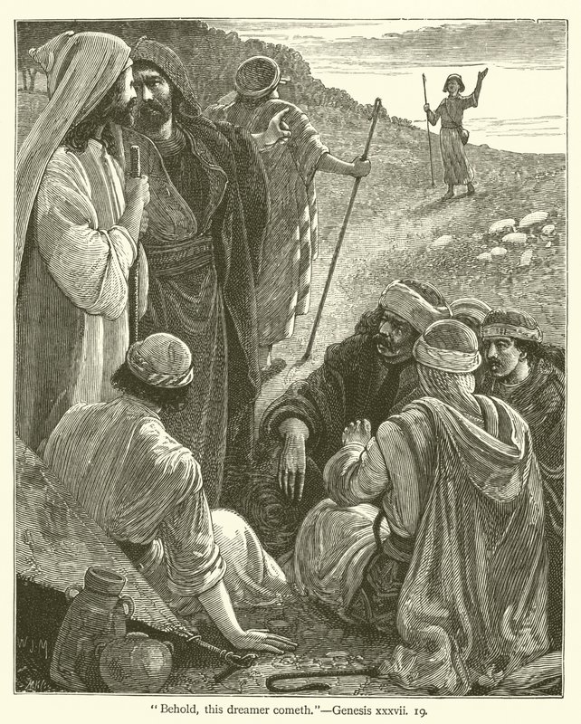 Behold, this dreamer cometh, Genesis, xxxvii by English School