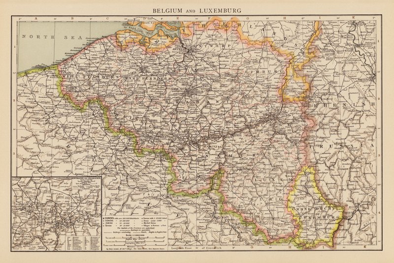 Belgium and Luxemburg by English School