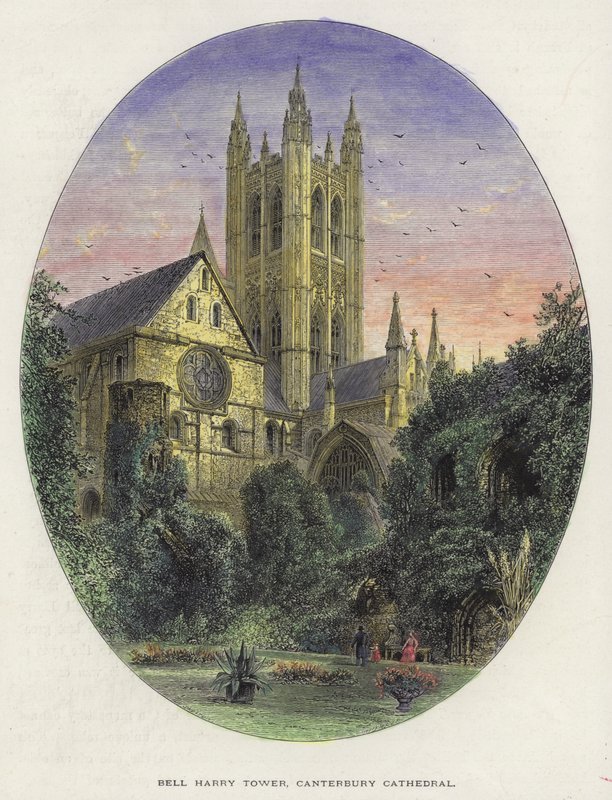 Bell Harry Tower, Canterbury Cathedral, Kent by English School