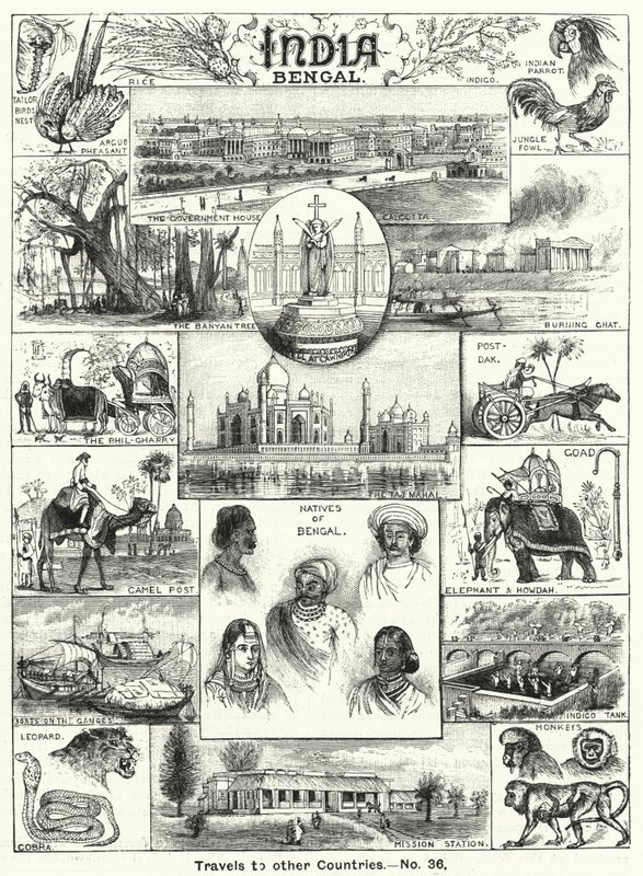 Bengal, India by English School