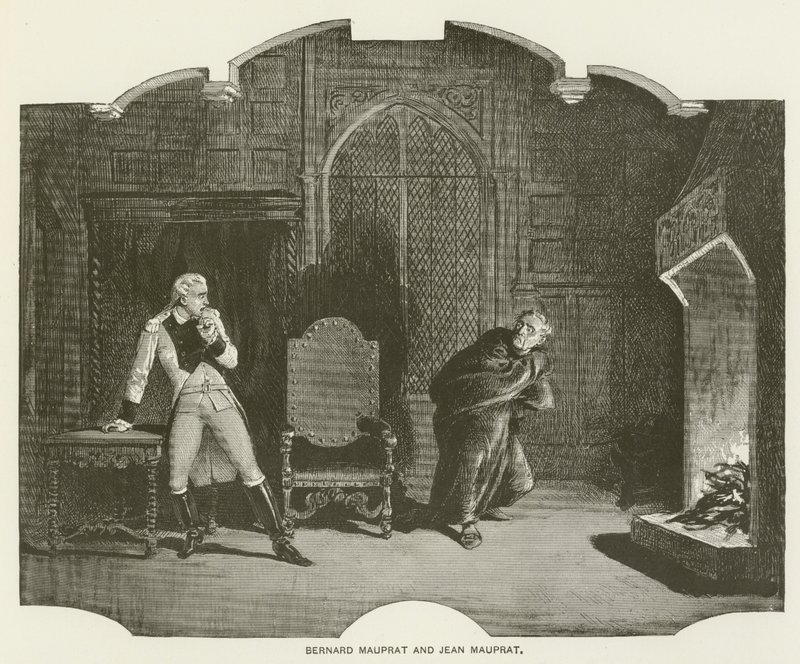Bernard Mauprat and Jean Mauprat by English School
