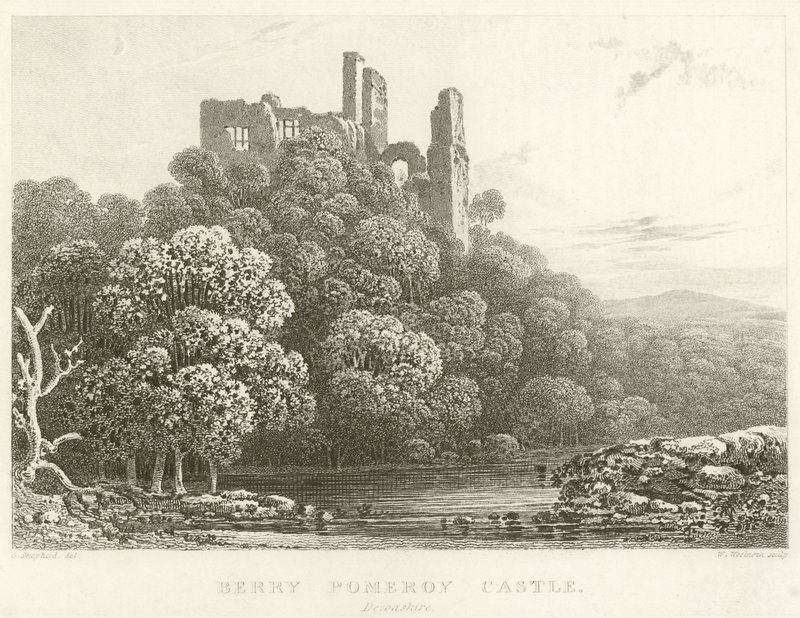 Berry Pomeroy Castle, Devonshire by English School