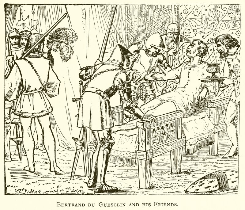 Bertrand du Guesclin and His Friends by English School