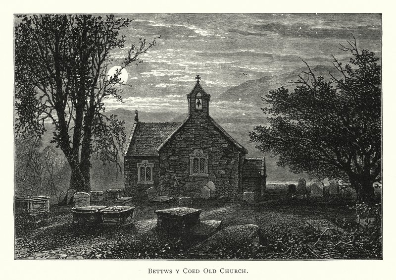 Bettws y Coed Old Church by English School