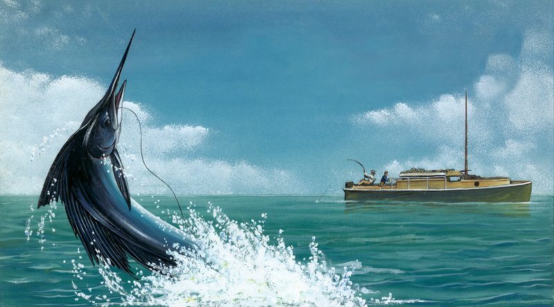 Big Game Fishing by English School