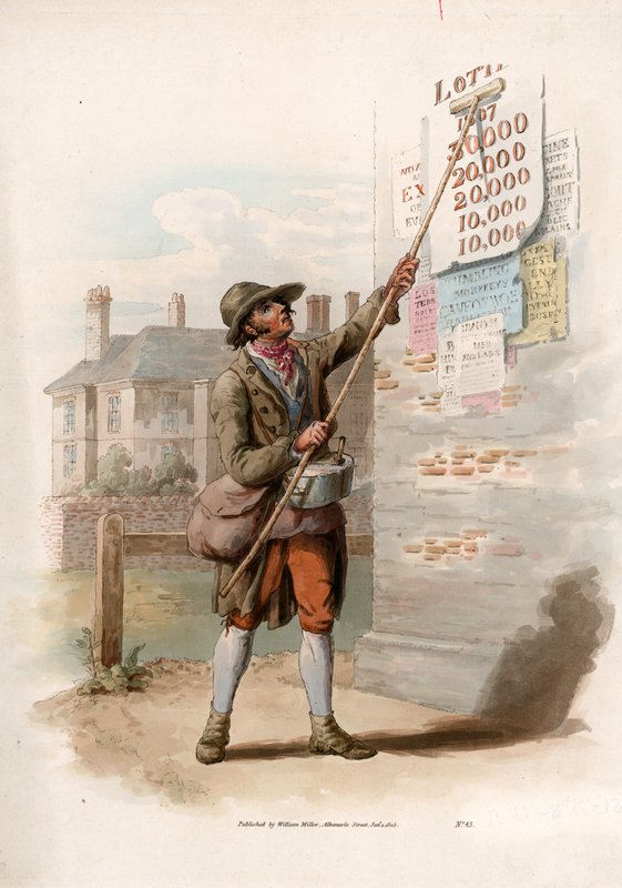 Bill Poster. Lottery by English School