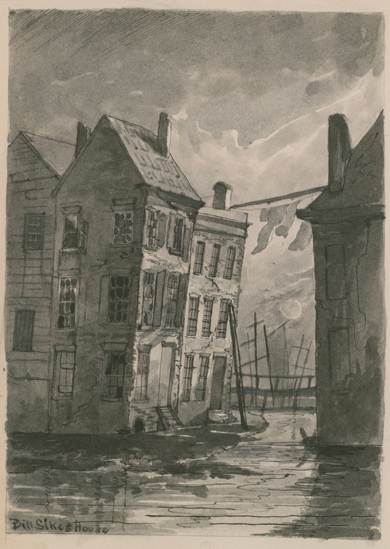 Bill Sikes House on Jacobs Island by English School