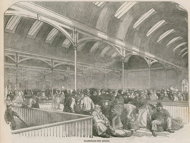 Billingsgate New Market by English School