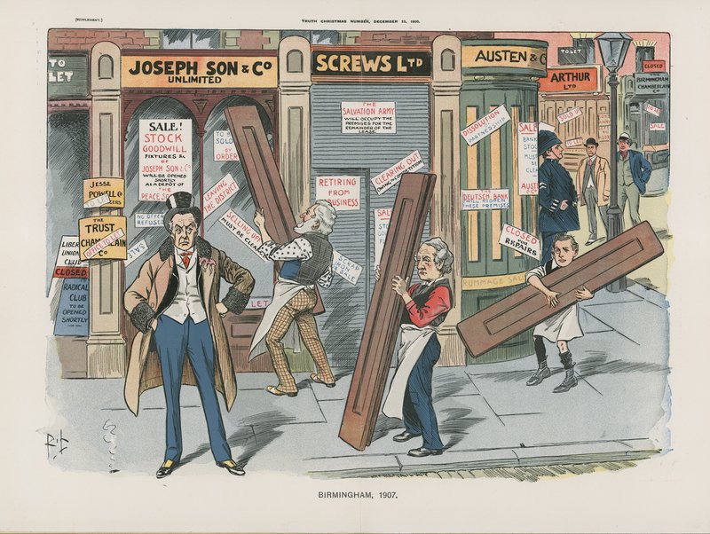 Birmingham, 1907 by English School