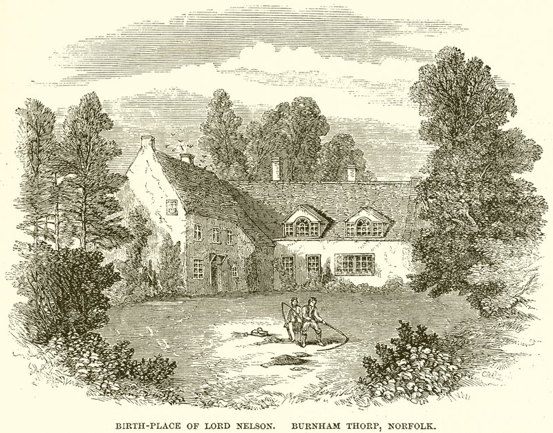 Birth-Place of Lord Nelson, Burnham Thorpe, Norfolk by English School