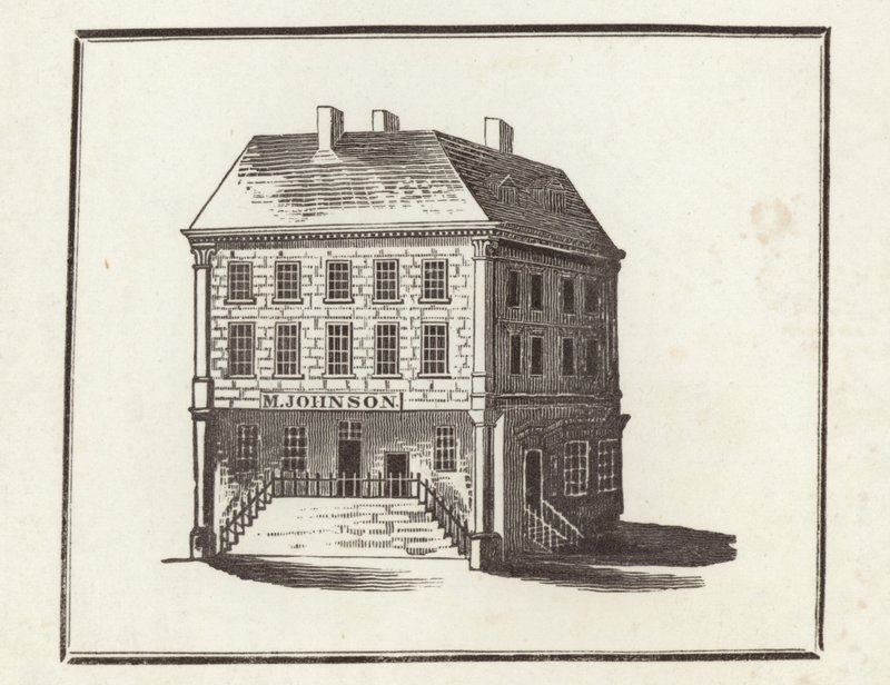 Birthplace of Dr Johnson, Litchfield, Staffordshire by English School
