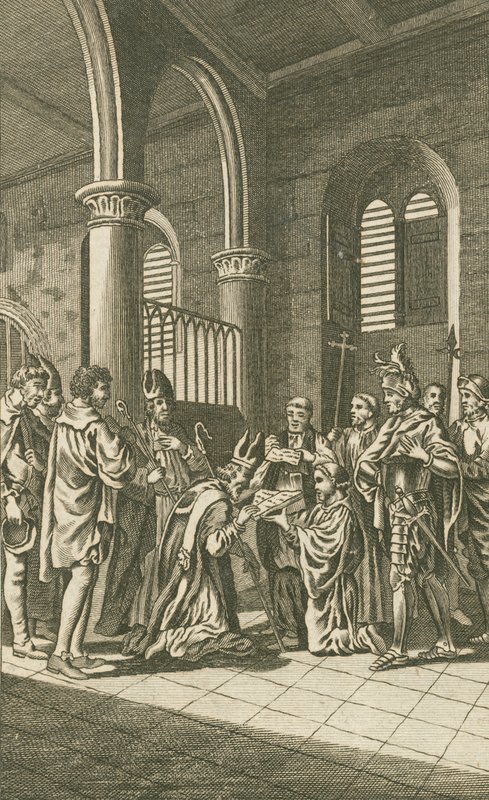 Bishops and Citizens of London Swearing Fealty to William the Conqueror by English School