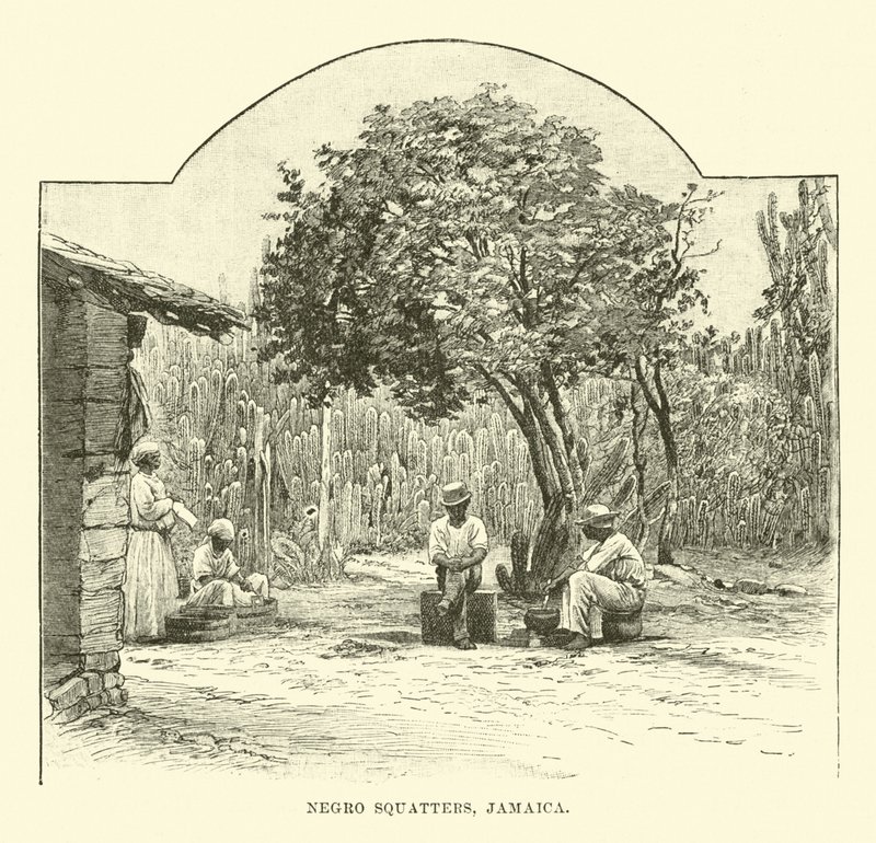 Black Squatters, Jamaica by English School