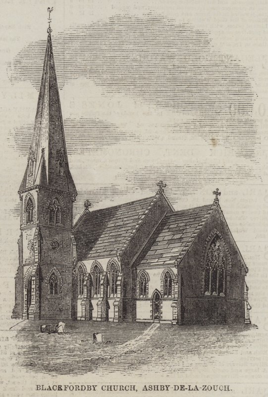 Blackfordby Church, Ashby-de-la-Zouch by English School