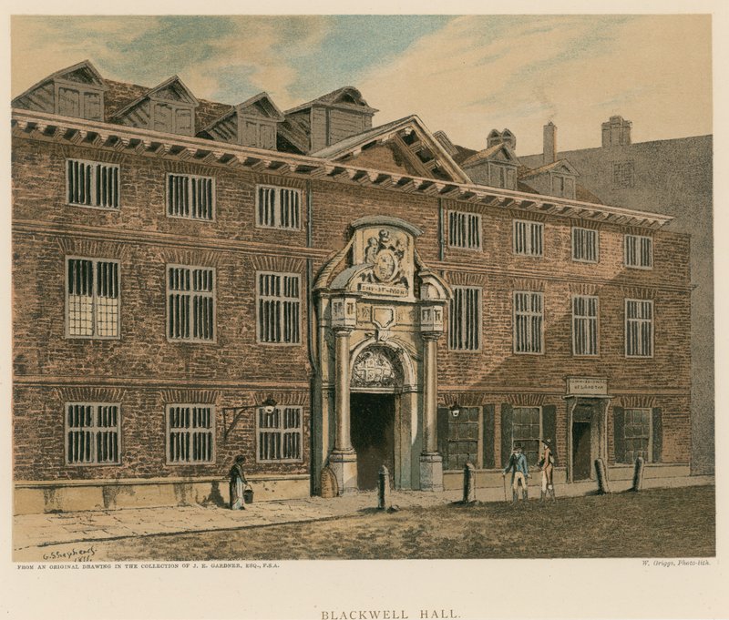 Blackwell Hall, Guildhall, London by English School