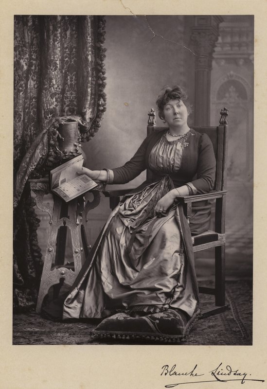 Blanche Lindsay, English artist and poet by English School