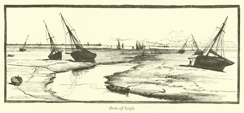 Boats off Leigh by English School