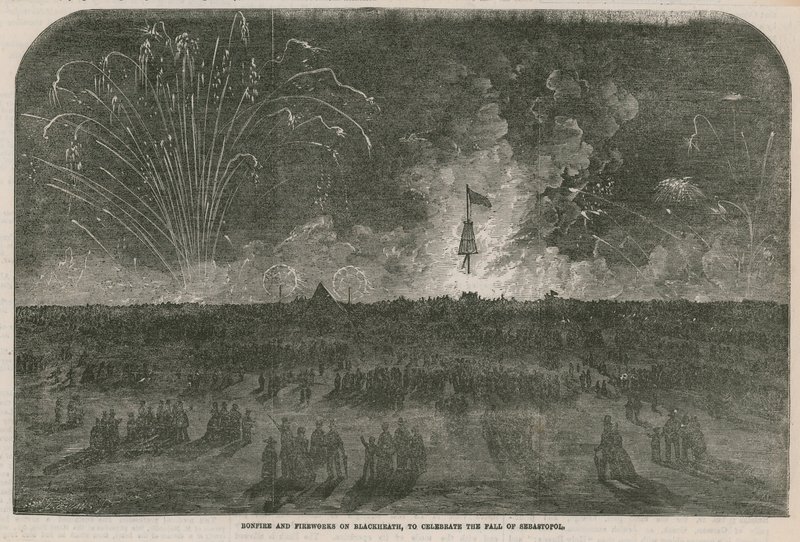 Bonfire and Fireworks on Blackheath by English School