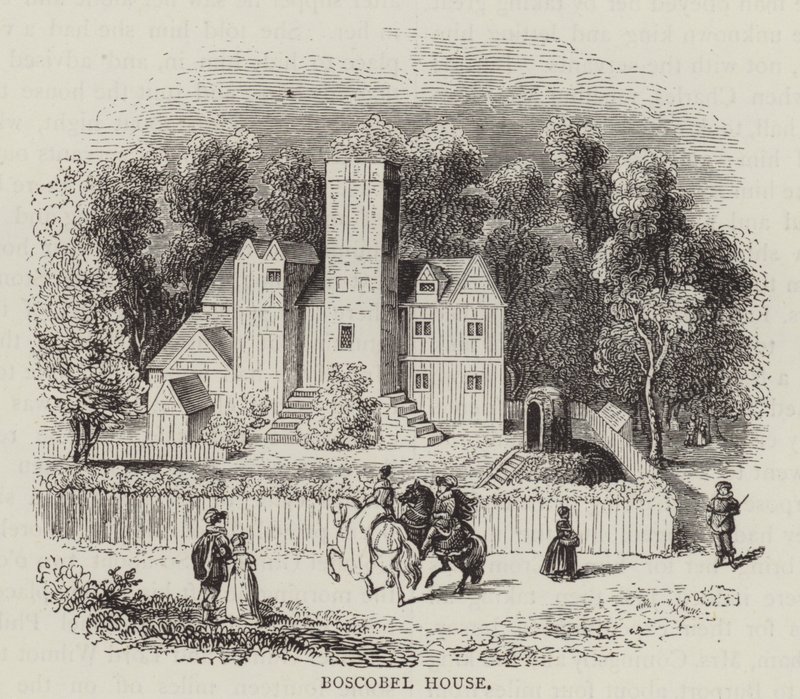 Boscobel House by English School