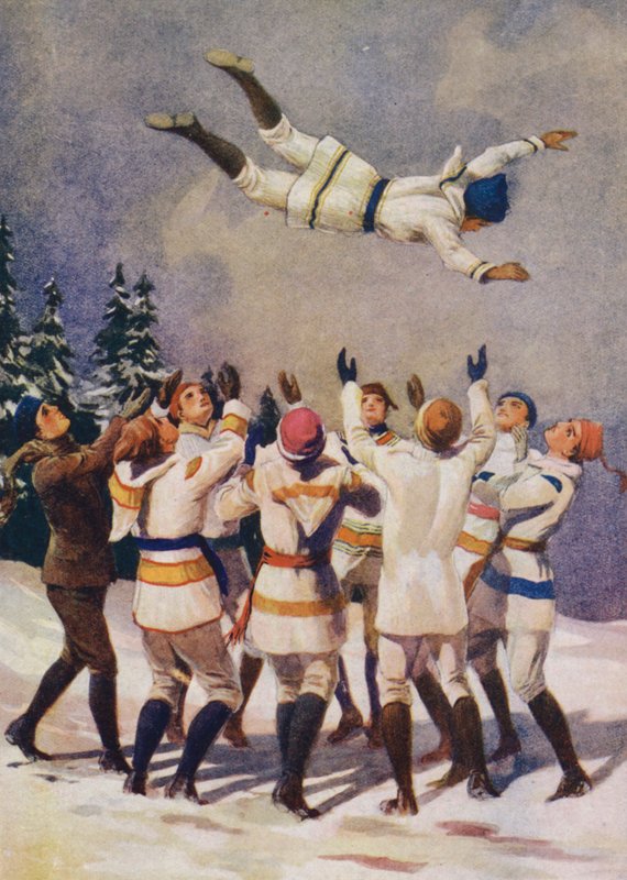 Bouncing, A Canadian Winter Sport by English School