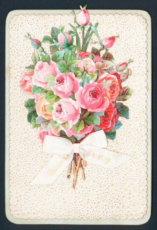 Bouquet of Pink Roses by English School