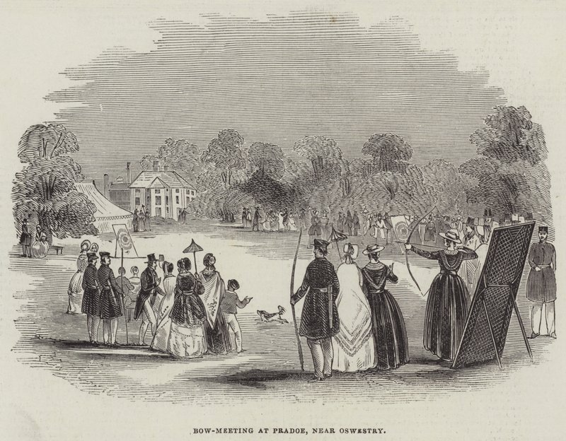 Bow-Meeting at Pradoe, near Oswestry by English School