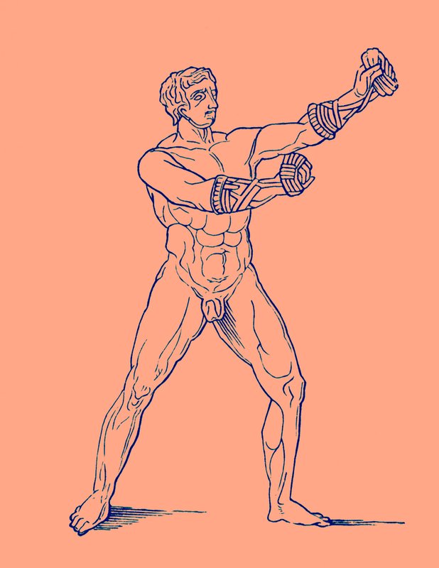 Boxer, Illustration for Olympia by English School