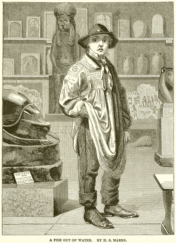 Boy at Museum, A Fish Out of Water by English School