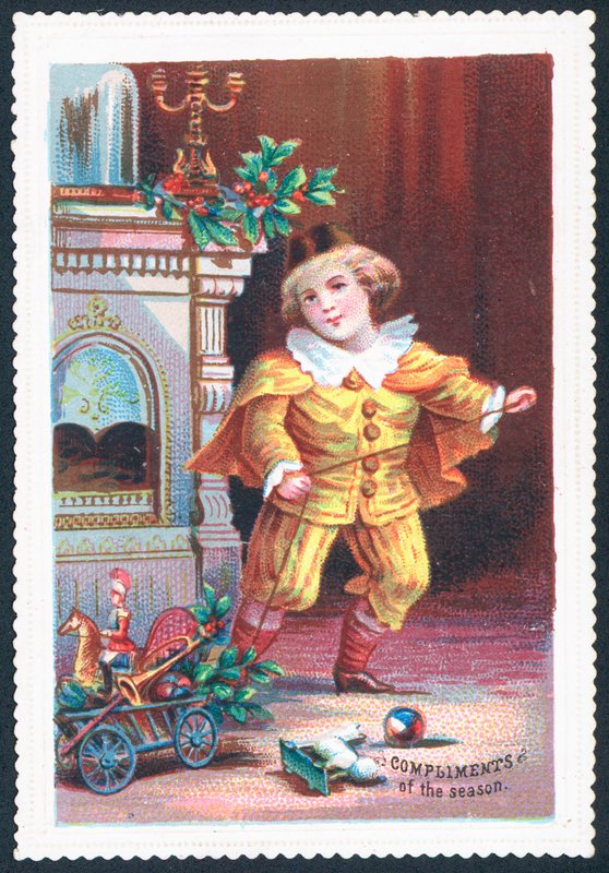 Boy Playing with Toys by English School