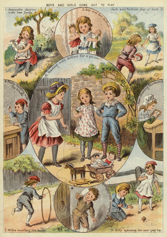 Boys and girls come out to play by English School