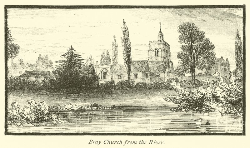 Bray Church from the River by English School