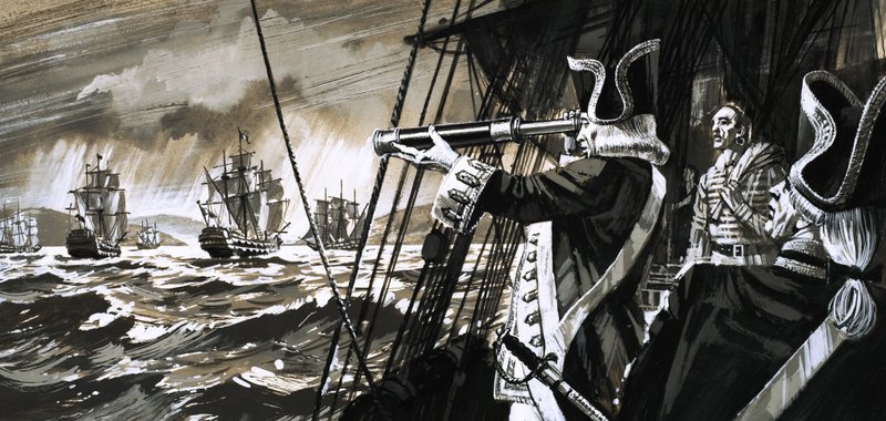 Britain lost Minorca when a fleet of French ships fled into the sanctuary of Mahon harbour by English School