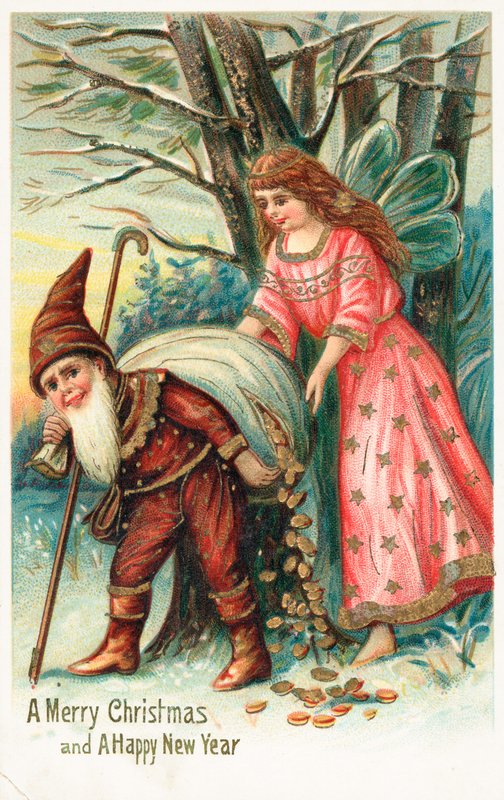 British Christmas card by English School