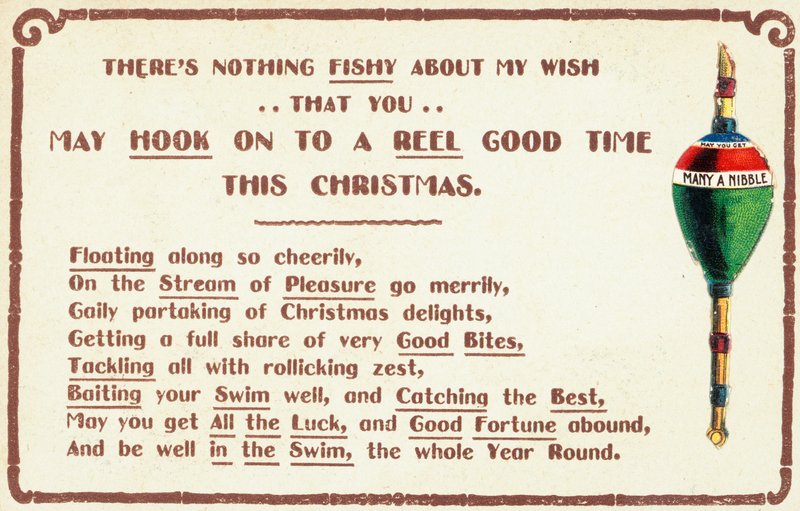 British Christmas card by English School