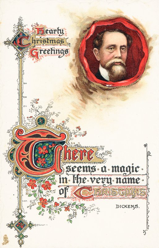 British Christmas card by English School