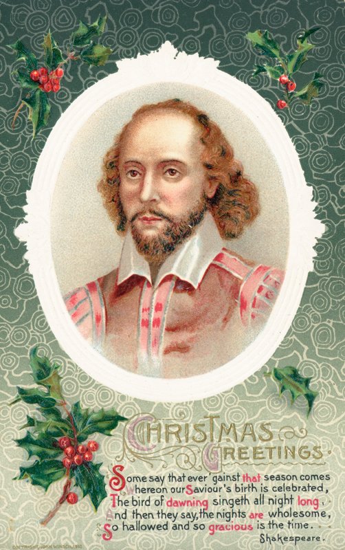 British Christmas card by English School