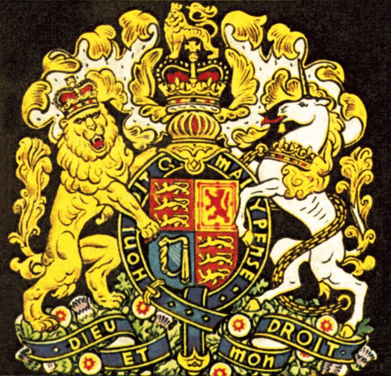 British Coat of Arms by English School