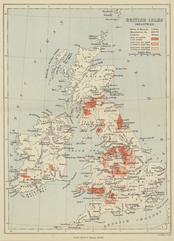 British Isles Industries by English School