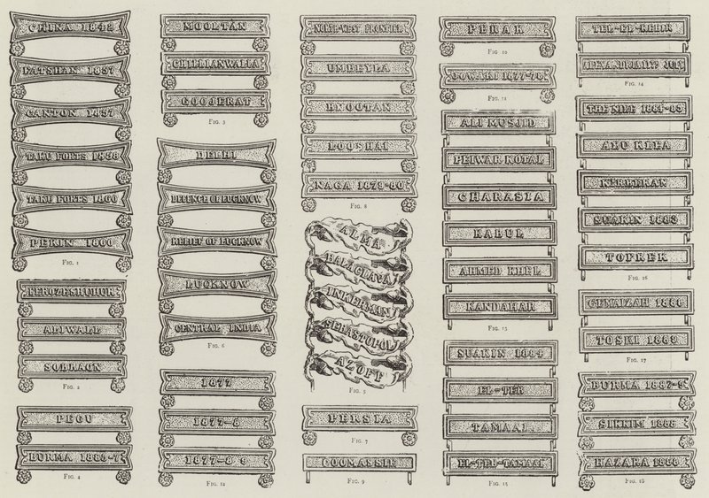 British Naval and Military Medals by English School