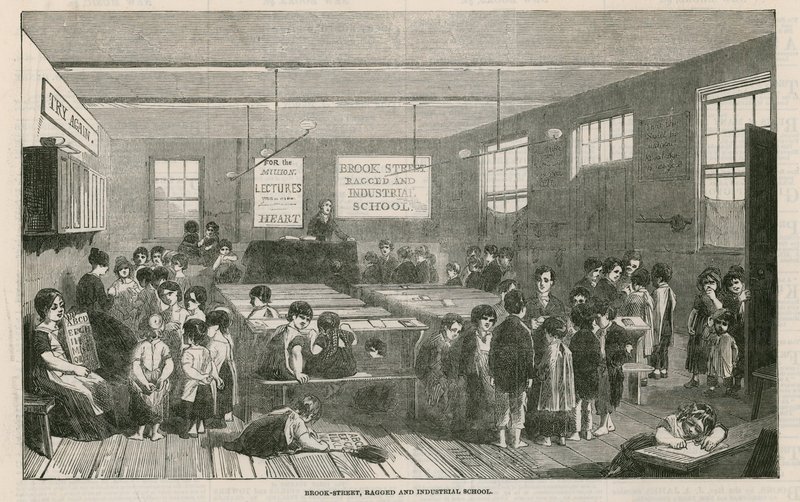 Brook Street, Ragged and Industrial School by English School