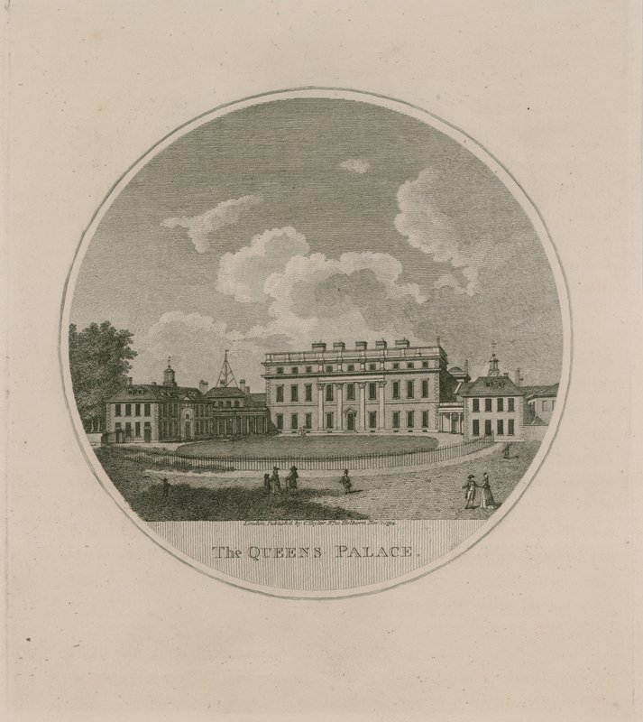 Buckingham House, The Queens Palace by English School