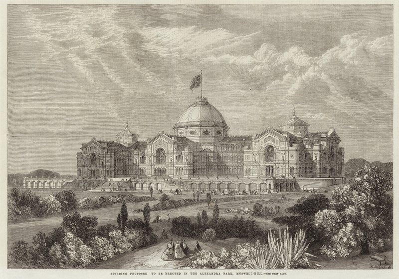 Building Proposed to be Erected in the Alexandra Park, Muswell Hill by English School