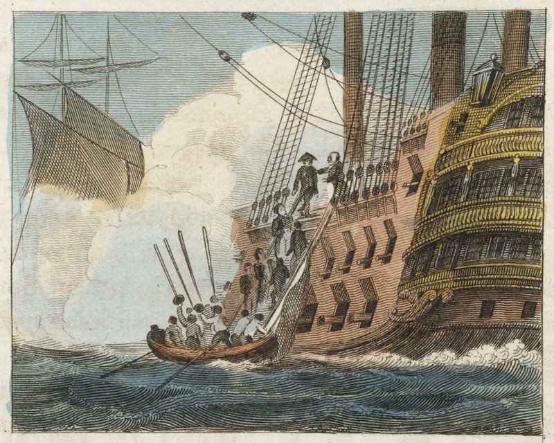 Buonaparte Surrenders to the English by English School